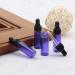 Rowiz 30 Pack 5ml Violet Glass Drip Bottles for Essential Oils Perfumes & Lotions with Pipettes & Black Caps - Pink & Purple Options - Buy Online on GoSupps.com