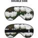 White Tulips Flower Eye Mask for Deep Sleep | Comfortable Soft Sleep Aid for Yoga Travel & Meditation - 1 Count - Buy Online on GoSupps.com