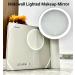 Midowall 8'' LED Light up Makeup Mirror | Touch Screen, 270 Rotation, Rechargeable | Brightness Adjustable Vanity Mirror with Lights - Buy Online on GoSupps.com