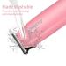 SweetLF Pink Hair Clippers - Silent Cordless Trimmer Kit for Men Women & Kids - USB Rechargeable with 3 Guide Combs | Portable Hair Cutting Solution - Buy Online on GoSupps.com