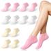6 Pairs Silicone Socks for Dry Cracked Feet Women New Upgrade Thickened Moisturizing Foot Mask Exfoliating Silicone Socks Spa Gel Moisturizer Socks Foot Care After Pedicure