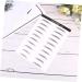 PLAFOPE 4 Sheets Pairs Hair-like Simulation Artificial Eyebrow Patch Simulation Eyebrow Black - Buy Online on GoSupps.com