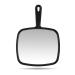 Gladmart Hand Mirror Salon Barber Hairdressing Handheld Mirror with Handle(Square Black 9 x12.4 inches)