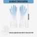 Cleaning Gloves Waterproof Kitchen Gloves Reusable Dishwashing Gloves Durable Rubber Gloves Anti Slip Household Gloves for Kitchen for Palm Width 3.6''-3.9 - Buy Online on GoSupps.com