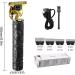 Men Hair Clippers Men Professional Beard Trimmer Body Hair Trimmer and Groomer T-Bla-Trimmer Zero Gapped Beard Shaver with 4 Limit Combs Haircut Beard Trimmer & Grooming Kit for Men Black - Buy Online on GoSupps.com