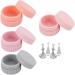 Teksome Small Cream Jars Pocket Loose Powder Storage Jar | Leak-Proof Small Toiletries Container for Lotions Cosmetics B - Buy Online on GoSupps.com