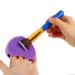 7 Colors Makeup Brush Cleaner Mat - Silicone Heart Glove Scrubber for Easy Cleaning | Purple Makeup Brush Cleaning Pad - Buy Online on GoSupps.com