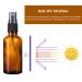 Suneast 5 Pack Small Brown Glass Spray Bottles - 30ml Fine Fog Atomizer for Perfume & Aromatherapy - Durable & Versatile - Buy Online on GoSupps.com