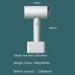White Cordless Hair Dryer Portable Lightweight Blow Dryer Travel Hairdryer Blowdryer Rechargeable Cold/Hot Wind for Home & Travel - Buy Online on GoSupps.com