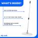 Tidy Tools Commercial Dust Mop & Floor Sweeper 12x5 Inch Cotton Reusable Mop Head | Industrial Grade Janitorial Supplies with Extendable Metal Handle & Frame - Buy Online on GoSupps.com
