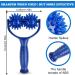 2-in-1 Massage Scooter & Roller with Handle - Fascia Massage Balls for Back Legs Feet & Hands - Perfect Self-Massage Device - Buy Online on GoSupps.com