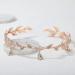 SWEETV Rose Gold Wedding Tiara for Bride | Elf Cosplay Crown | Princess Hair Accessories - Perfect for Prom, Photoshoot, Halloween - Buy Online on GoSupps.com