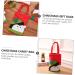 STOBAZA 2pcs Christmas Candy for Pouch Non-woven Exquisite Party Hand Adorable Xmas Decor Bags Sweets 22x15cm Assorted Color 5 - Buy Online on GoSupps.com