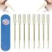 2024 New Double Sided Nose Hair Knife 2-in-1 Nasal Hair Cutter Portable Manual 360 Rotating Nose Hair Trimmer with Ear Picker Nostril Hair Remover Tool for Men Women (Beige)