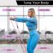 2M Extended Fabric Yoga Belt | Non-Slip Resistance Band for Legs Buttocks & Arms - Fitness Exercise Gear - Buy Online on GoSupps.com