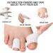 Soft Toe Cushion Tubes 4Pcs Breathable Fabric Sleeves for Corns, Blisters, and Calluses - Buy Online on GoSupps.com