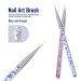 Hanyousheng 6-Piece Nail Design Brush Set | Professional Acrylic Nail Art & Liner Brushes for DIY Nail Salon Design - Buy Online on GoSupps.com