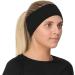 TrailHeads Tempo Running Headband - Black | Moisture Wicking & Ear Protection - Buy Online on GoSupps.com