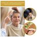 DEARMAMY Head Massage Comb Set - 2pcs Wax 5-Scalp Care Gua Sha Tool | Anti-Static Comb for Ultimate Relaxation & Wellness - Buy Online on GoSupps.com