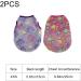 2 Pcs Warm Pet Shirt Footprints Pattern Pet Plush Pullover Soft Dog Plush Warm Hoodies Coat Apparel for Rabbit Cat Kitten Dog Puppy (XXS) - Buy Online on GoSupps.com