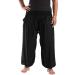 Nuofengkudu Unisex Hippie Harem Pants with Pockets - High Waist Loose Yoga & Summer Pants - XL Black Pumpphose Homewear - Buy Online on GoSupps.com