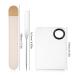 Buy Makeup Spatula and Palette Set - 304 Stainless Steel Mixing Tools for Artists | PU Leather Cover | International Shipping - Buy Online on GoSupps.com