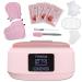 YYNPZQE Paraffin Wax Machine for Hand and Feet 3500ml Paraffin Wax Warmer with 4 Pack Wax and Tools Paraffin Hot Wax Spa Kit Adjustable Temp Fast Melt Paraffin Bath for Smooth and Soft Skin Pink