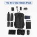 DOVO Waterproof Hiking Backpack - Lightweight & Packable | Outdoor Travel Camping Daypack - Black - Buy Online on GoSupps.com