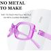 Fancy Screwless Metalless Reading Glasses for Women - 6 Pack with Spring Hinges | +2.00 2.0x Magnification 6 Stylish Colors - Buy Online on GoSupps.com
