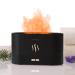 Aroma Diffuser With Flame Effect 180ml Humidifier Diffuser For Essential Oils Can Add Essential Aroma Oil (Black)