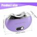 Fingernail Trimmer Electric Electric Automatic Nail Clipper - Rechargeable Cutter and File Nail Clipper LCD Digital Display Clipper with Light & 3 Speeds for Children Kids Adult Purple - Buy Online on GoSupps.com
