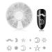 WOKOTO 6 Boxes Silver Nail Art Studs Set with 3D Flowers and Diamonds - Manicure Rivet Kit with Tweezers and Picker Pencil - Buy Online on GoSupps.com