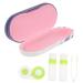 Per compris tweezers 2 sentences double-layered glasses case children sunglasses travel lensing case contact lens solution travel accessories sensitive contact holder contacts accessories household holder