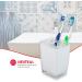 Home Basics White Plastic Toothbrush Holder Tumbler - Break-Resistant Bathroom Accessory - Buy Online on GoSupps.com