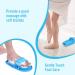 Kibhous 11-in-1 Shower Foot Scrubber and Pedicure Kit - Soft Silicone Bristles, Non-Slip Suction Cups, Callus Remover for Feet - Improve Circulation & Remove Dead Skin - Buy Online on GoSupps.com