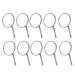 Substitute head for stainless steel tissue 10 pieces to examine the teeth of the mouth and mirror for inspection of the eyelash extension diameter