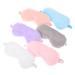 Healvian Sleep Shade Night Blindfold Plush Eye blinder Lovely Shading Blindfolds Sleep Eyewear Comfortable Eye Covers Advanced Eyepatch for Adults Child Sleep Stickers Faux Rabbit Fur 6pcs