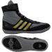 adidas Men's Combat Speed 5 - Grey/Black/Metallic Gold - Size 11.5