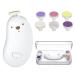 Kcvzitrds Electric Nail Clippers Rechargeable Nail Clippers with 6 Grinding Heads and LED Light Safe for and Easy to Use