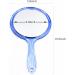 Buy OIGUMR Large Double Sided Handheld Mirror - 1x/2x Magnification Cute Design 5.8x10.6 inch Blue - Perfect for International Shipping! - Buy Online on GoSupps.com