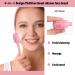 Buy Silicone Facial Cleansing Brush - 4 in 1 Beomeen Face Scrubber for Exfoliating & Massage - Deep Clean Gentle Double-Ended Design (Pink) - International Shipping Available - Buy Online on GoSupps.com