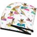Hair Towel Wrap - Quick Drying Hair Turban with Button | Yoga Dogs Poses Design - Buy Online on GoSupps.com