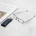 MMOWW Foldable Anti-Blue Light Reading Glasses for Women & Men - Telescopic Rod Zipper Keychain Mini Size (+2.5 Blue) - Buy Online on GoSupps.com