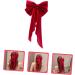 MAGICLULU Satin Ribbon Hairpin Large Hair Bows Bow Hair Clips Giant Bow Hair Dress up Bow Hair Clips Barrettes Halloween Hair Bows Hair Bow Clips Metal Big Bow Accessories Red Girl - Buy Online on GoSupps.com