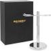 St rtebekker Premium Stainless Steel Shaving Stand | High-Quality Shaving Accessories | Non-Slip Bathroom Essential | Perfect Gift for Men - Buy Online on GoSupps.com