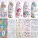 4 Sheets Cartoon Water Slide Nail Art Decals Water Transfer Nail Decals Sticker For Pretty Girl