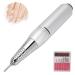 20 000 RPM Rechargeable Nail Drilling Pin - USB Portable Electric Nail File with 6 Grinding Heads & Sand Rings (Silver) - Perfect for DIY Nail Art - Buy Online on GoSupps.com