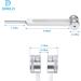 Dreld 136.1Hz Tuning Fork Set - Aluminum Weighted Chakra Fork with Silicone Hammer Bag & Cleaning Cloth for DNA Repair & Sound Therapy - Buy Online on GoSupps.com