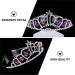 FRCOLOR 10th Birthday Crown Birthday Rhinestone Crown Purple Crystal Birthday Tiara Headband for Girls - Buy Online on GoSupps.com