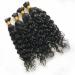 Bulk Human Hair for Braiding Loose Wave 100% Unprocessed Brazilian No Weft Human Hair Deep Curly 100g/Bundle 10 to 26 Inch Remy Hair Bulk (14inch 1bundle  Natural color) 14 Inch 1bundle Natural color